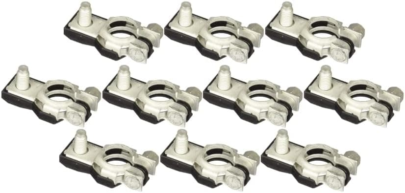 EDS Positive Terminals 10 PACK!! New 243407F000 / 24340-7F000 POSITIVE Battery Terminal w/Nut for Altima Maxima Murano Pathfinder Quest Rogue Titan Versa G35 FX35 QX70 I30 etc 24340-7F000 - Positive Battery Terminal Connector - 10 Pack