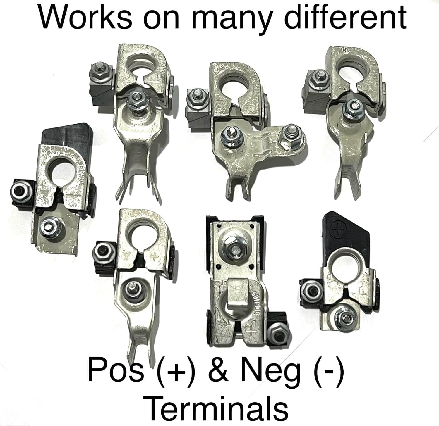 EDS Positive Terminals 926-875 926875 Replacement Battery Terminal Wedge Lock Clamp for Positive and Negative Battery Terminals 926-875 Wedge Lock Replacement for Ford Battery Terminals