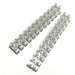 EDS Terminal Block 12 Position / 24 Contact Terminal Block Barrier Strip Dual Row with Screw Connector 30 Amp 300V HVAC Panel Chassis Mount etc. ES1200/12DSFB ES1200/12DSFB -12 Position / 24 Contact Terminal Block Strip 30 Amp