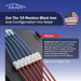 EDS Terminal Block 12 Position / 24 Contact Terminal Block Barrier Strip Dual Row with Screw Connector 30 Amp 300V HVAC Panel Chassis Mount etc. ES1200/12DSFB ES1200/12DSFB -12 Position / 24 Contact Terminal Block Strip 30 Amp
