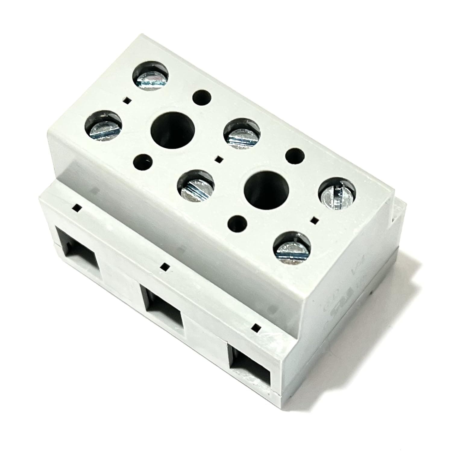 EDS Terminal Block 6 Position 600V 65 Amp 2200 VAC 17.0mm spacing Heavy Duty Terminal Block Strip Clamp Good up to 6 AWG Gauge Wire - EB211703800 EB2117-03-800 6 Position 600V 65 Amp Heavy Duty Terminal Block