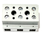 EDS Terminal Block 6 Position 600V 65 Amp 2200 VAC 17.0mm spacing Heavy Duty Terminal Block Strip Clamp Good up to 6 AWG Gauge Wire - EB211703800 EB2117-03-800 6 Position 600V 65 Amp Heavy Duty Terminal Block