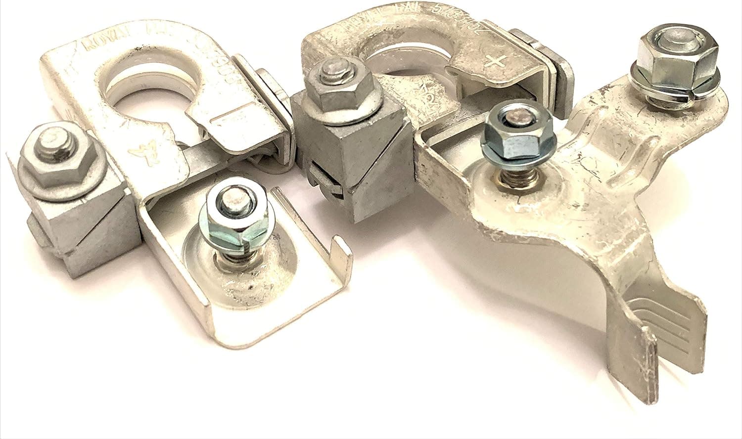 EDS Terminal Set Ford BT4Z-14450-AA POSITIVE & BT4Z-14450-BA NEGATIVE Battery Terminal Connectors - F-150 Edge Focus etc Ford BT4Z-14450-AA & BT4Z-14450-BA Battery Terminals