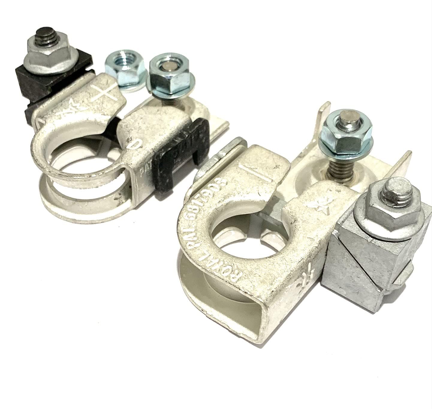 EDS Terminal Set Terminal Set!! EDS 926-605 & 926-879 - Compatible Replacement for Ford GM Etc Positive & Negative Battery Terminals for corroded DA8Z-14526-A DA8Z14526A BT4Z-14450-BA Explorer Taurus Flex MKZ etc. EDS 926-605 & 926-879 - Battery Terminal Set for Ford GM etc