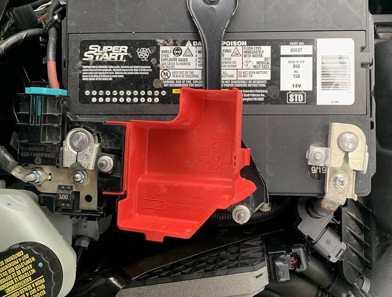 EDS Terminal Set Terminal Set!! EDS 926-605 & 926-879 - Compatible Replacement for Ford GM Etc Positive & Negative Battery Terminals for corroded DA8Z-14526-A DA8Z14526A BT4Z-14450-BA Explorer Taurus Flex MKZ etc. EDS 926-605 & 926-879 - Battery Terminal Set for Ford GM etc
