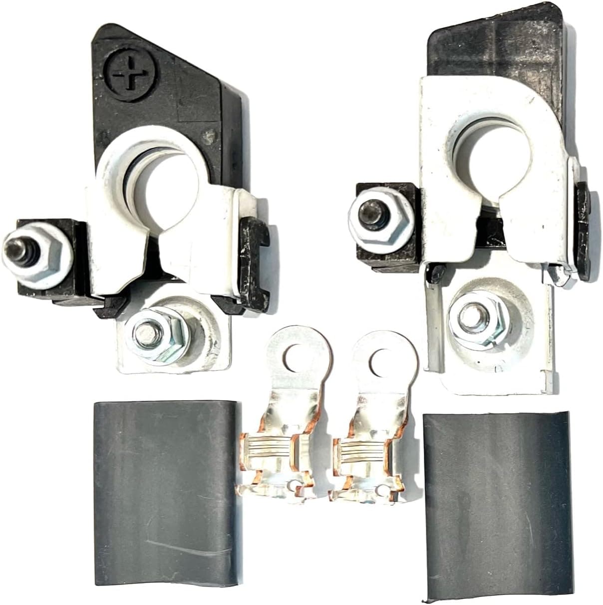 EDS Terminal Set Terminal Set!! EDS NEW 926-978 & 926-979 Positive & Negative Battery Terminals with Nuts & Ring Terminals for Replacement on Ford GM Chevy Chrysler Jeep Cars Pickup Trucks Vans etc. EDS 926-978 & 926-979 Battery Terminal Set for Ford GM etc