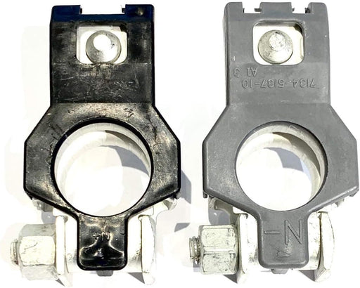 EDS Terminal Set Terminal Set!! New 243407F000 / 24340-7F000 & 24340-MB40C / 24340MB40C POSITIVE & NEGATIVE Battery Terminal - 1 Each with Nut Nissan | Infiniti 24340-7F000 & 24340-MB40C Battery Terminal Set