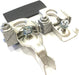 EDS Terminal Set Terminal Set!! New 7T4Z-14450-A & BT4Z-14450-BA POSITIVE & NEGATIVE Terminal Clamps - With NutS & Heatshrink Ford 7T4Z-14450-A & BT4Z-14450-BA Battery Terminal Set 