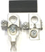 EDS Terminal Set Terminal Set!! New 7T4Z-14450-A & BT4Z-14450-BA POSITIVE & NEGATIVE Terminal Clamps - With NutS & Heatshrink Ford 7T4Z-14450-A & BT4Z-14450-BA Battery Terminal Set 