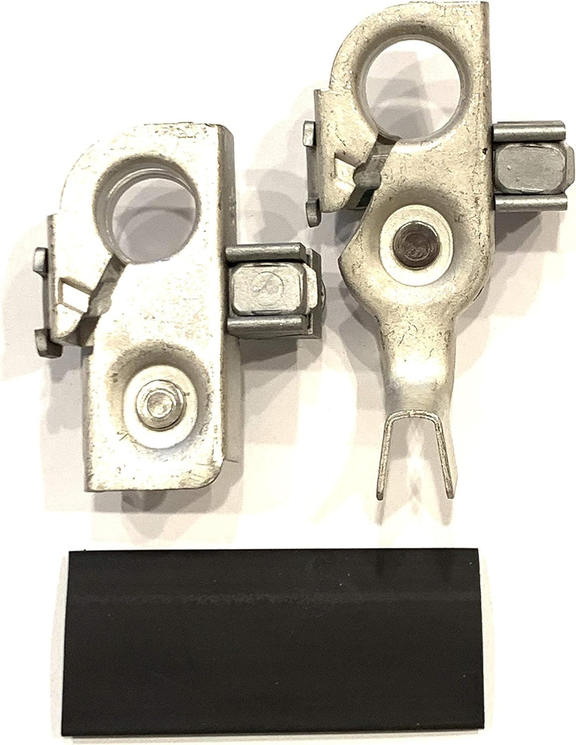 EDS Terminal Set Terminal Set!! New 7T4Z-14450-A & BT4Z-14450-BA POSITIVE & NEGATIVE Terminal Clamps - With NutS & Heatshrink Ford 7T4Z-14450-A & BT4Z-14450-BA Battery Terminal Set 