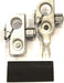 EDS Terminal Set Terminal Set!! New 7T4Z-14450-A & BT4Z-14450-BA POSITIVE & NEGATIVE Terminal Clamps - With NutS & Heatshrink Ford 7T4Z-14450-A & BT4Z-14450-BA Battery Terminal Set 
