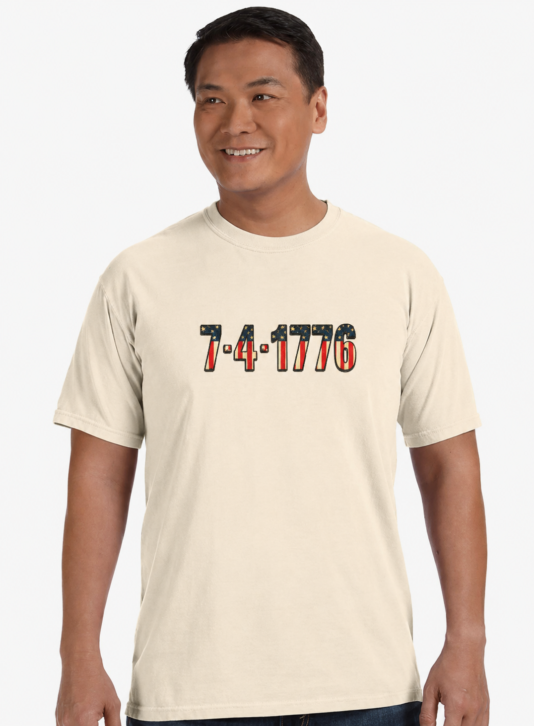 America 250 Comfort Colors® T-Shirt | 7•4•1776 Patriotic Tee | Double-Sided July 4th Independence Day Shirt - Ships in 1-3 business Days