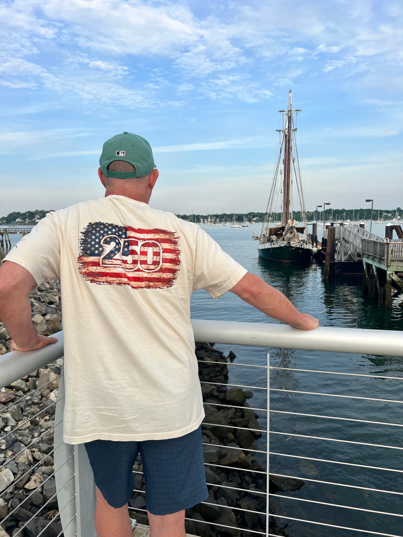 America 250 Comfort Colors® T-Shirt | 7•4•1776 Patriotic Tee | Double-Sided July 4th Independence Day Shirt - Ships in 1-3 business Days