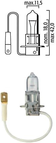 FLOSSER Lighting 2 Pack!! FLOSSER H3 12V 55W Halogen Automotive Bulb 55 Watt 12 Volt 93320 2 Pack!! FLOSSER H3 93320