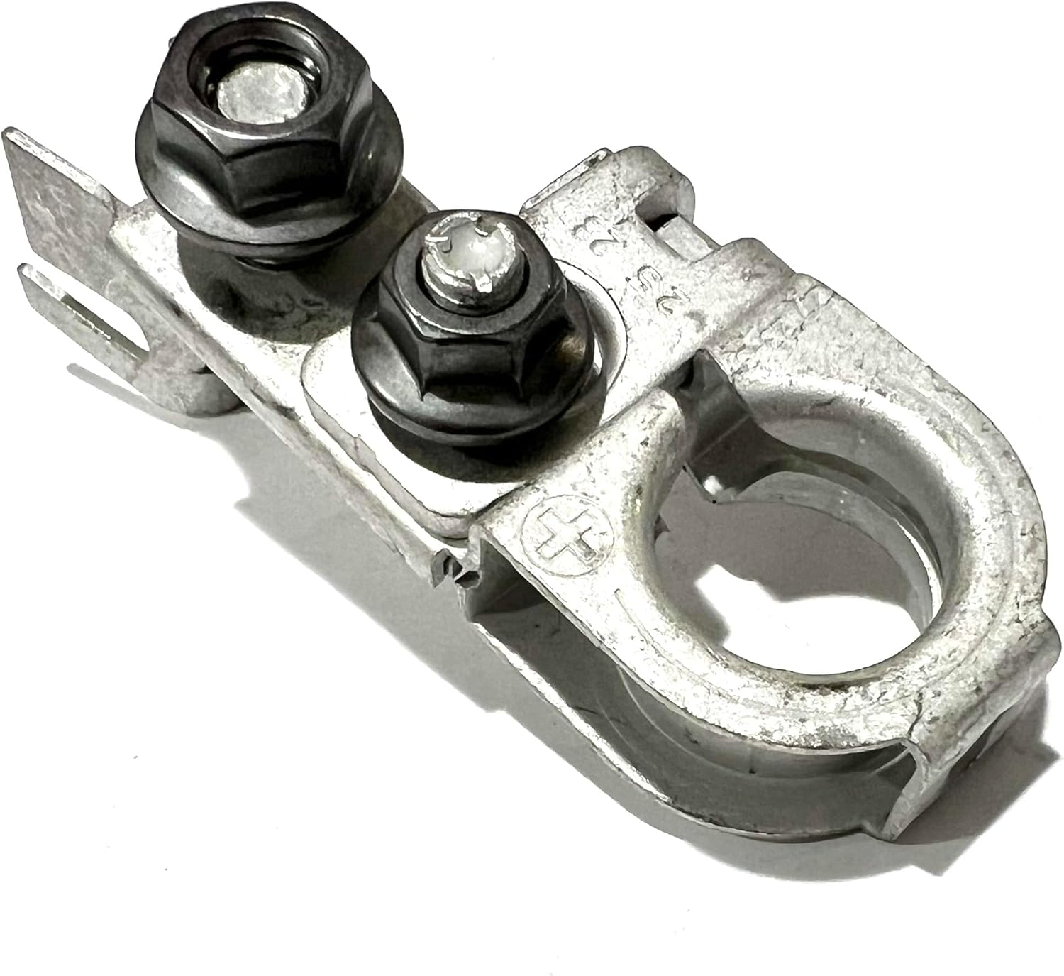 EDS 926-610 926-610 compatible replacement Positive Battery Terminal for Chrysler Mopar Jeep Wranger Laredo GM Hyundai Kia etc vehicles. This is a CRIMP terminal connection with auxilliary post
