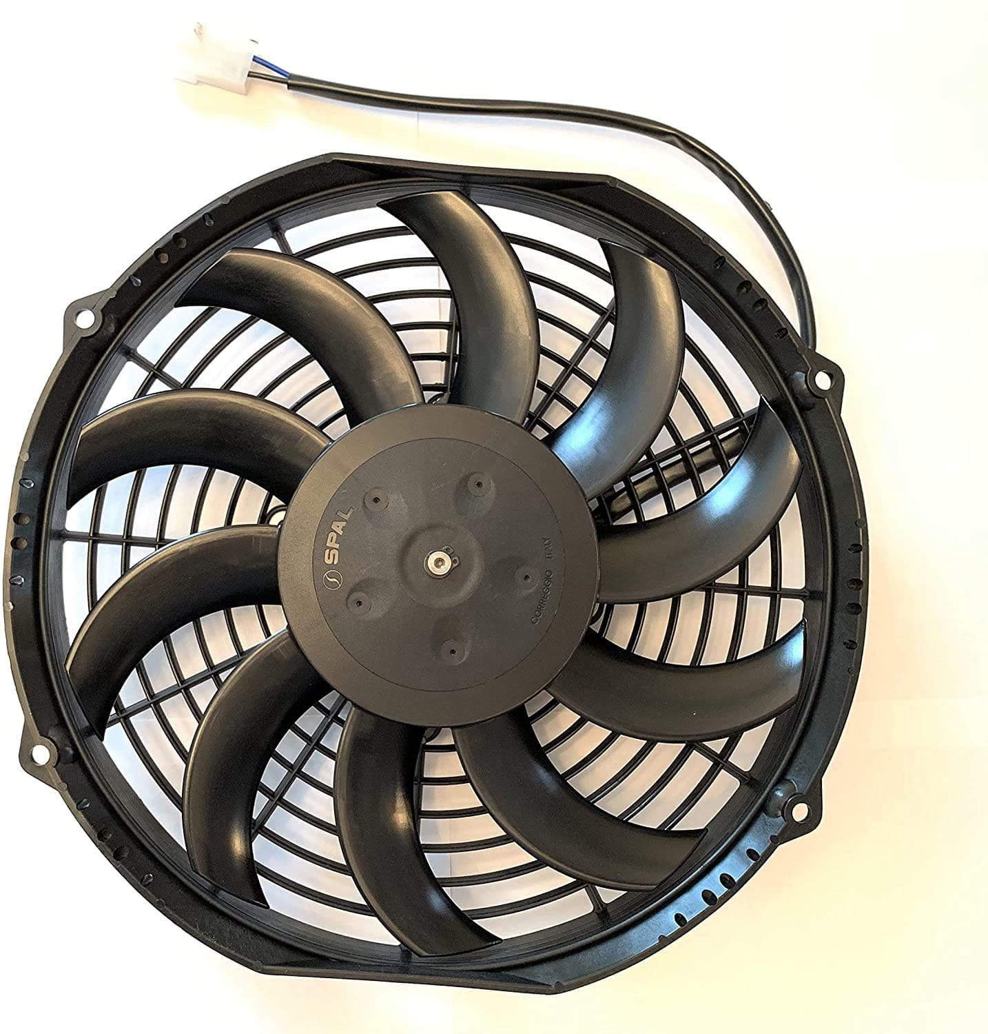 SPAL 10" 2 Pack!! - SPAL 30100435 10" Fan Puller Curved Blades 12 Volt Low Profile 847 cfm VA11-AP7/C-57A SPAL Fan - 30100435 10" Fan Puller 847 cfm - 2 Pack!!
