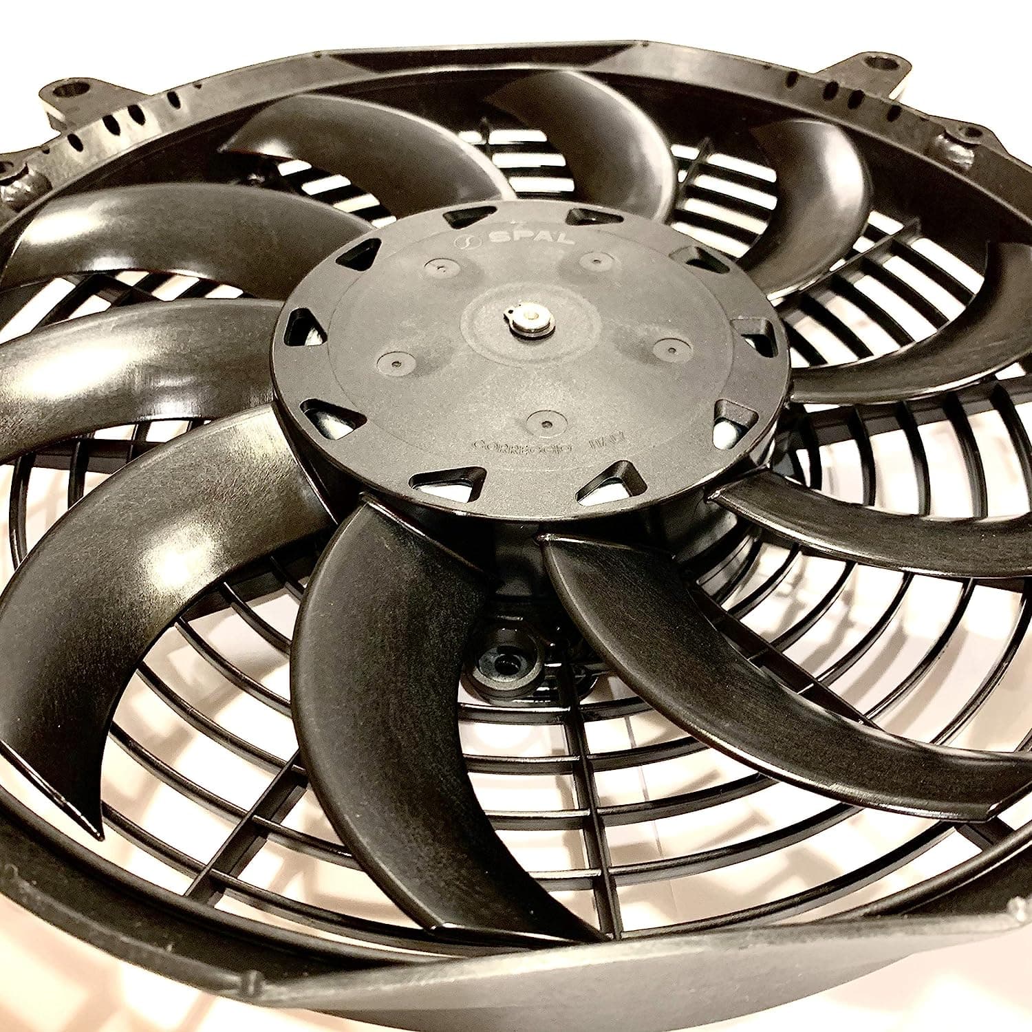 SPAL 10" 2 Pack!! - SPAL 30100628B Trans/Air 2160116 10'' Puller Fans 12 Volt High Performance Curved Blades 802 cfm with 8 mounting Brackets VA11A-AP7/C/T-57A SPAL Fan - 30100628B Trans/Air 2160116 10'' Puller Fans - 2 Pack!!
