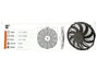 SPAL 10" SPAL Fan - 30100435 10'' 12 Volt Low-Profile Puller Fan Curved Blades 847 cfm VA11-AP7/C-57A SPAL Fan - 30100435 10'' Puller Fan Curved Blades 847 cfm