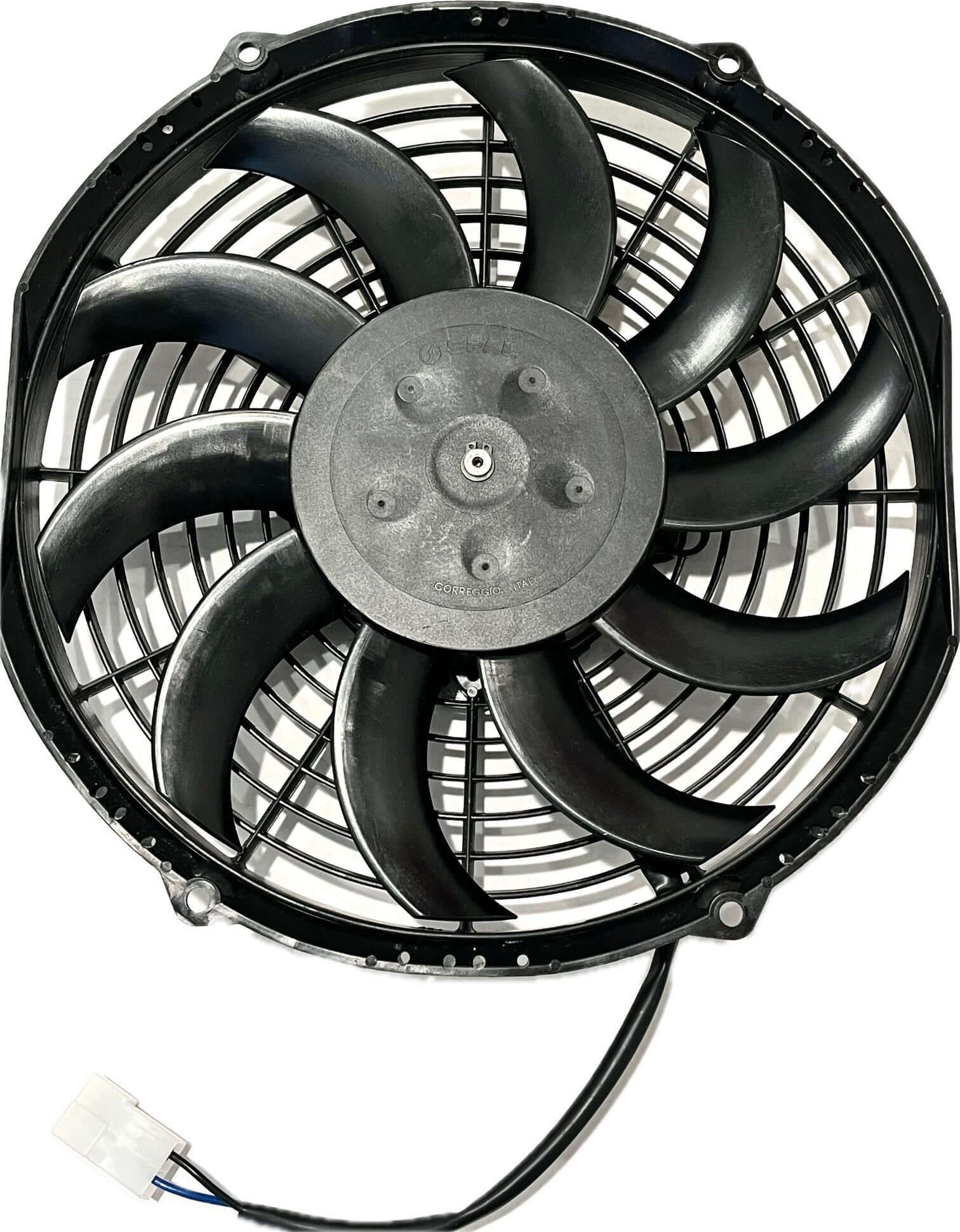 SPAL 10" SPAL Fan - 30100435 **USED** 10'' 12 Volt Low-Profile Puller Fan Curved Blades 847 cfm VA11-AP7/C-57A SPAL Fan - 30100435 **USED** 10'' 12 Volt  uller Fan
