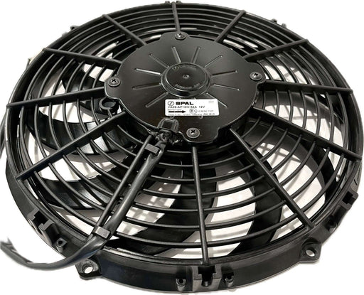 SPAL 11" SPAL Fan - 30100411 11'' 12 Volt Low-Profile Puller Fan Curved Blades 844 cfm VA09-AP12/C-54A SPAL Fan - 30100411 11'' 12 Volt Puller Fan 844 cfm