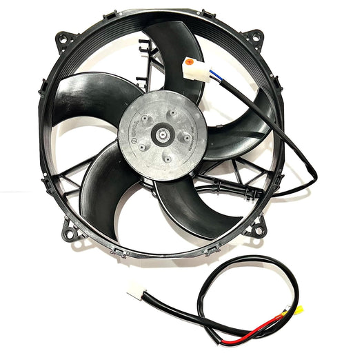 SPAL 11" SPAL Fan - 30101512 11" 12 Volt Puller Radiator Condenser Fan High Performance Curved Blade 1233 cfm VA26-AP50/C-44A & SPAL FRPT Harness SPAL Fan - 30101512 11" 12 Volt Puller Fan 1233 cfm