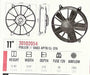 SPAL 11" SPAL Fan - 30102054 11" 12 Volt Puller High Performance Fan 1375 CFM VA03-AP70/LL-37A SPAL Fan - 30102054 11" 12 Volt Puller 1375 CFM