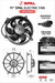 SPAL 11" SPAL Fan - 30102800 11" 12 Volt Puller Fan Sealed High Output Curved Blade 1604 cfm VA03-AP90/LL-68A SPAL Fan - 30102800 11" 12 Volt Puller Fan | VA03-AP90/LL-68A 1604 cfm