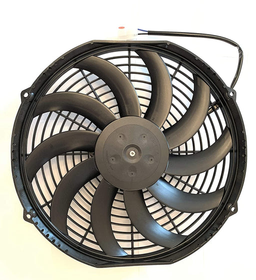 SPAL 12" 2 Pack!! - SPAL 30101522 12" Fan Puller Curved Blades 12 Volt High-Performance 1226 cfm VA10-AP50/C-61A SPAL Fan - 30101522 12" Fan Puller 12 Volt fan - 2 Pack!!