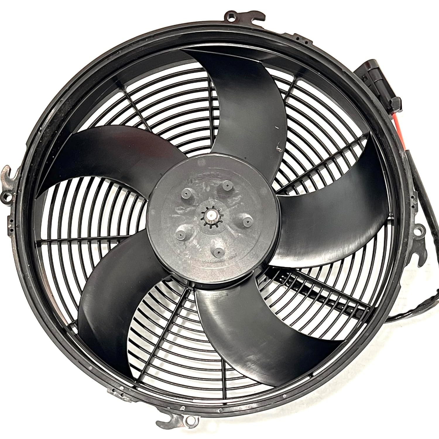 SPAL 12" pusher SPAL Fan - 30103203 12" Pusher Curved Blades 12 Volt High-Performance 1599 cfm VA34-AP90/VLL-79S 12V IP68 Waterproof Brushed Fan for Cooling Radiators, Oil Coolers, and Compact Applications etc. SPAL Fan - 30103203