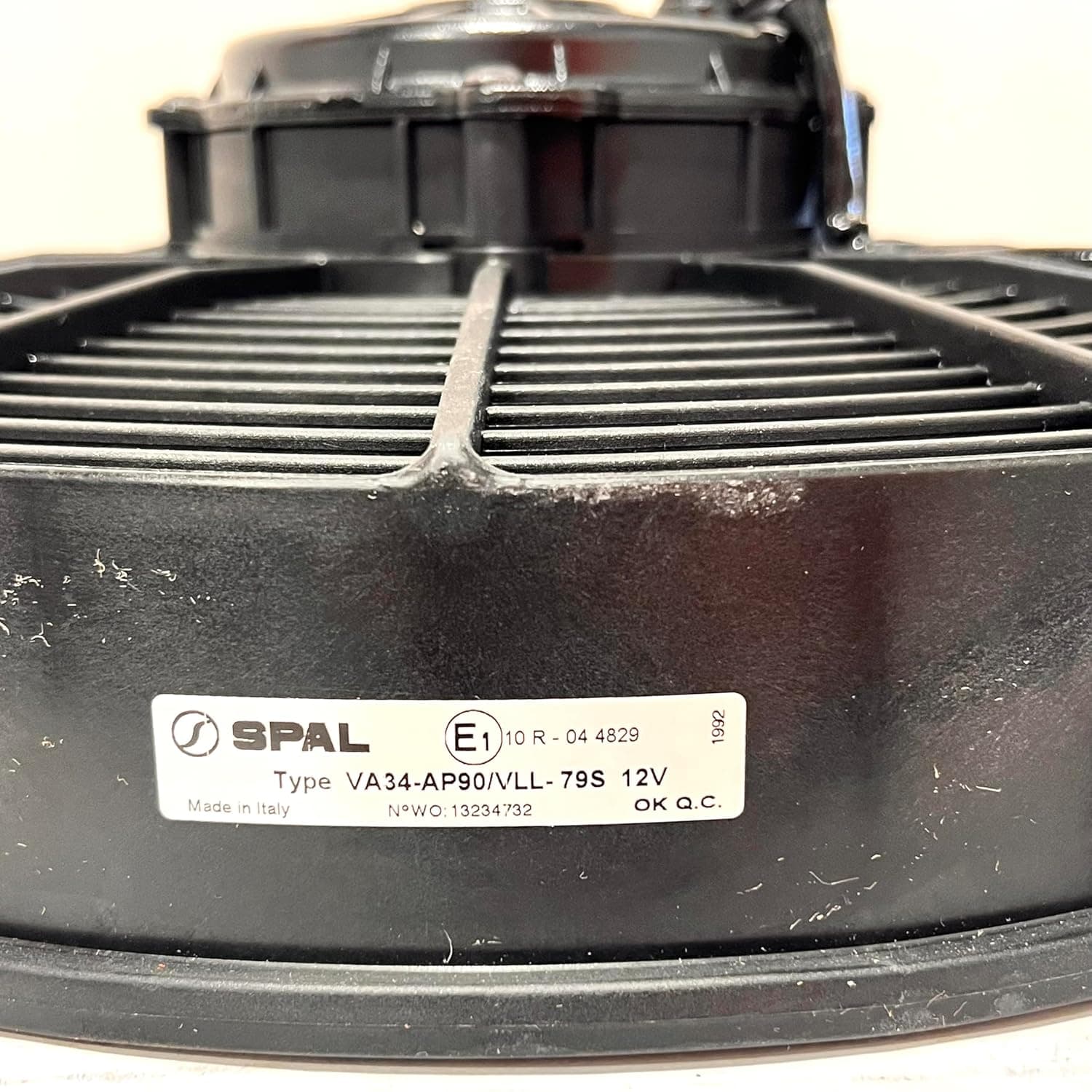 SPAL 12" pusher SPAL Fan - 30103203 12" Pusher Curved Blades 12 Volt High-Performance 1599 cfm VA34-AP90/VLL-79S 12V IP68 Waterproof Brushed Fan for Cooling Radiators, Oil Coolers, and Compact Applications etc. SPAL Fan - 30103203