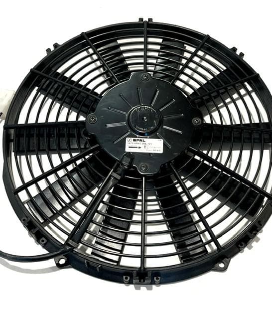 SPAL 12" SPAL Fan - 30100375 **USED** 12 Inch 12 Volt Puller Fan Straight Blades High-Performance VA10-AP9/C-25A SPAL Fan - 30100375 USED 12 Inch Fan