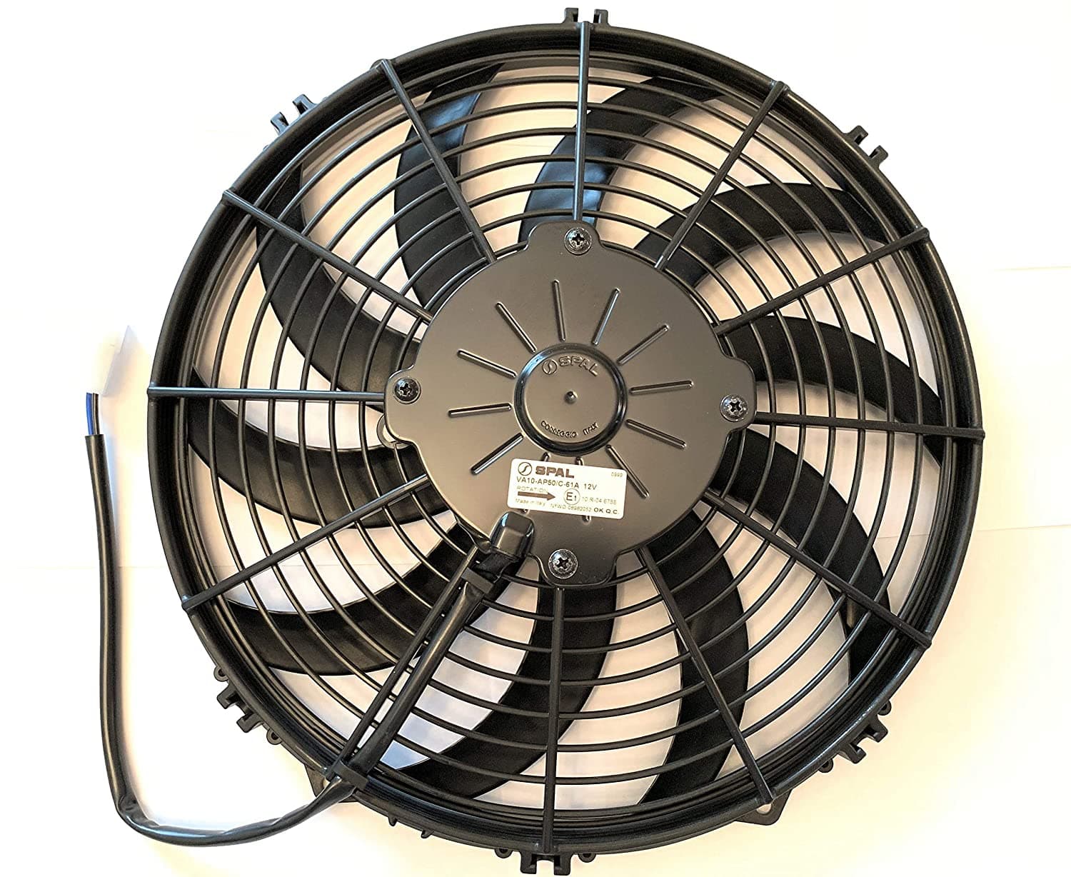 SPAL 12" SPAL Fan - 30101522 12" 12 Volt Puller Fan Curved Blades High-Performance 1226 cfm VA10-AP50/C-61A SPAL Fan - 30101522 12" Fan - 12 Volt Puller Fan 1226 cfm 