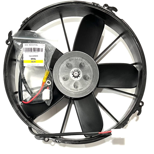 SPAL 12" SPAL Fan - 30102025 12" 12 Volt Pusher Fan 1687 CFM Cooling Radiator or Thermo King Tripac APU Evolution Carrier etc - with FR-PT Fan Harness. Catalog P/N VA01-AP70/LL-36S SPAL Fan - 30102025 12" 12 Volt Pusher Fan 1687 CFM 