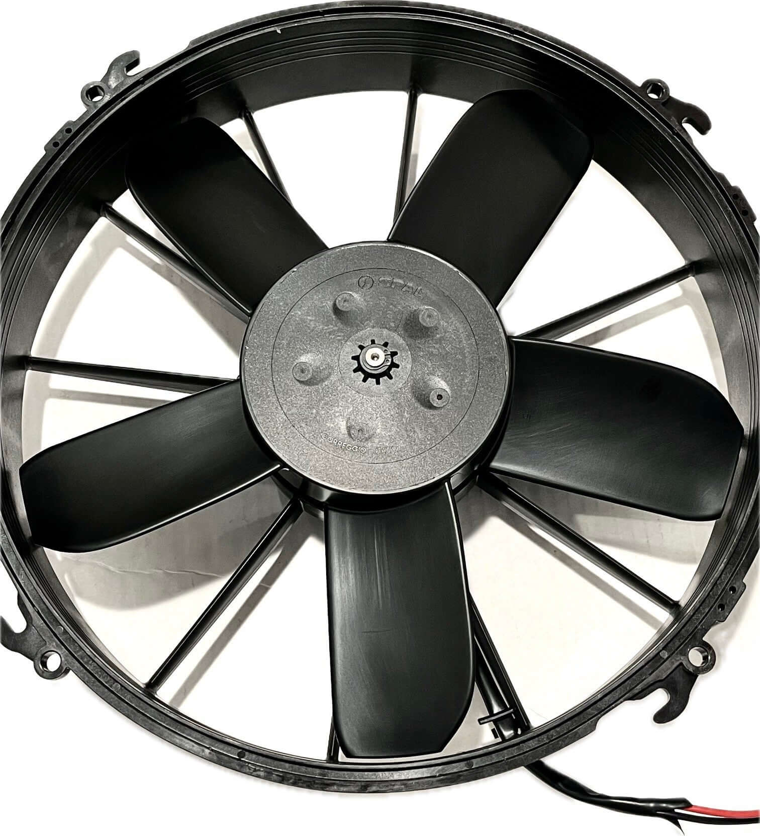 SPAL 12" SPAL Fan - 30102025 **USED** 12" 12 Volt Pusher Fan 1687 CFM Cooling Radiator or Thermo King Tripac APU Evolution Carrier etc -Catalog P/N VA01-AP70/LL-36S SPAL Fan - 30102025 **USED** 12" 12 Volt Pusher Fan 1687 CFM