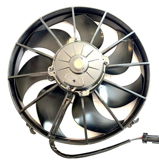 SPAL 12" SPAL Fan - 30103202 12" 12 Volt Puller Fan Sealed High Output Curved Blade 1870 cfm VA01-AP90/VLL-66A SPAL Fan - 30103202 12" 12 Volt Puller Fan 1870 cfm