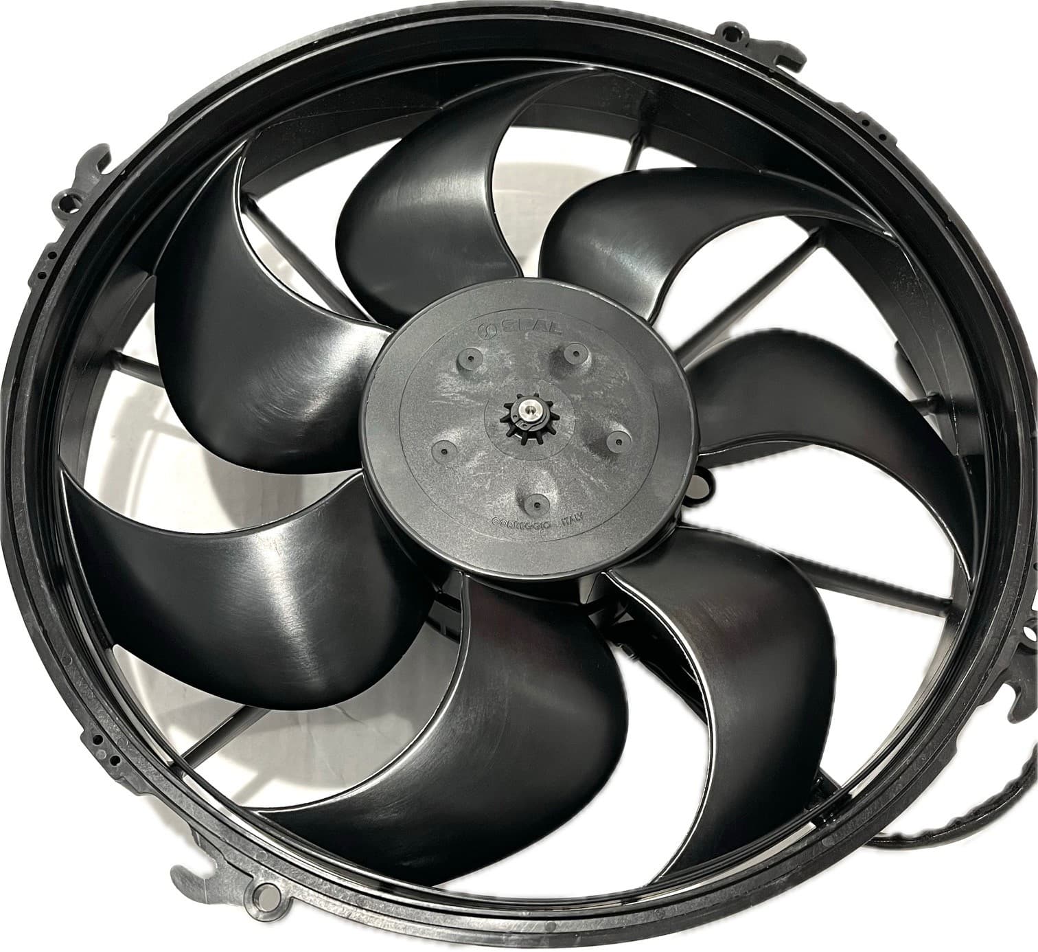SPAL 12" SPAL Fan - 30103202 **USED** 12" 12 Volt Puller Fan Sealed High Output Curved Blade 1870 cfm VA01-AP90/VLL-66A *USED* SPAL 30103202 12" 12 Volt Puller Fan1870 cfm 