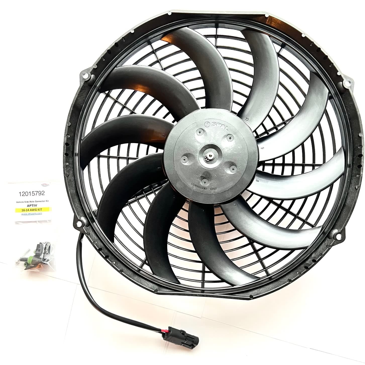 SPAL Fan - 78-1560 781560 12 Inch 12 Volt 1451 CFM APU Fan