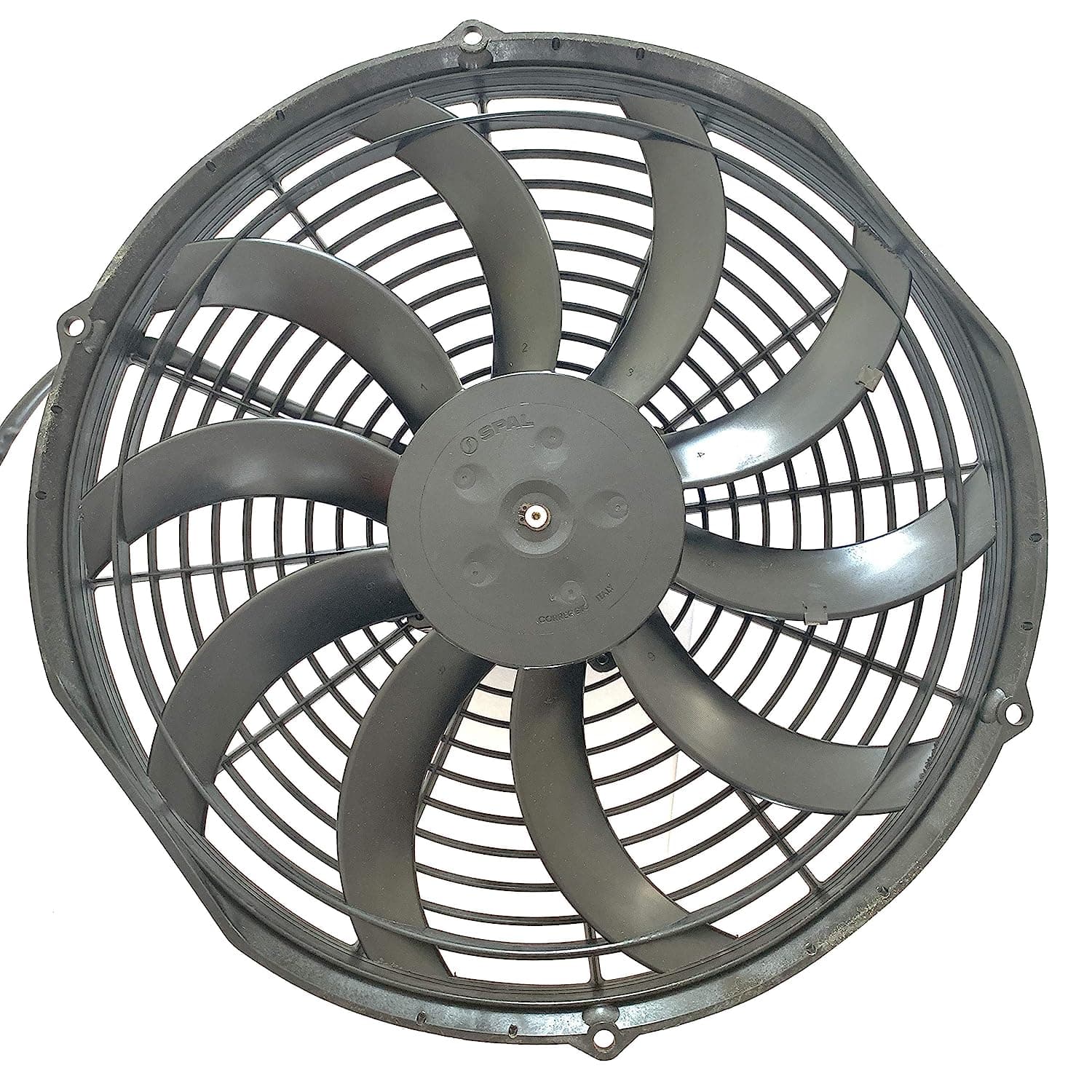SPAL 13" SPAL Fan - 30102044 13" 12 Volt Puller Fan High Performance Curved Blade 1777 cfm SPAL Fan - 30102044 13" 12 Volt Puller Fan 1777 cfm
