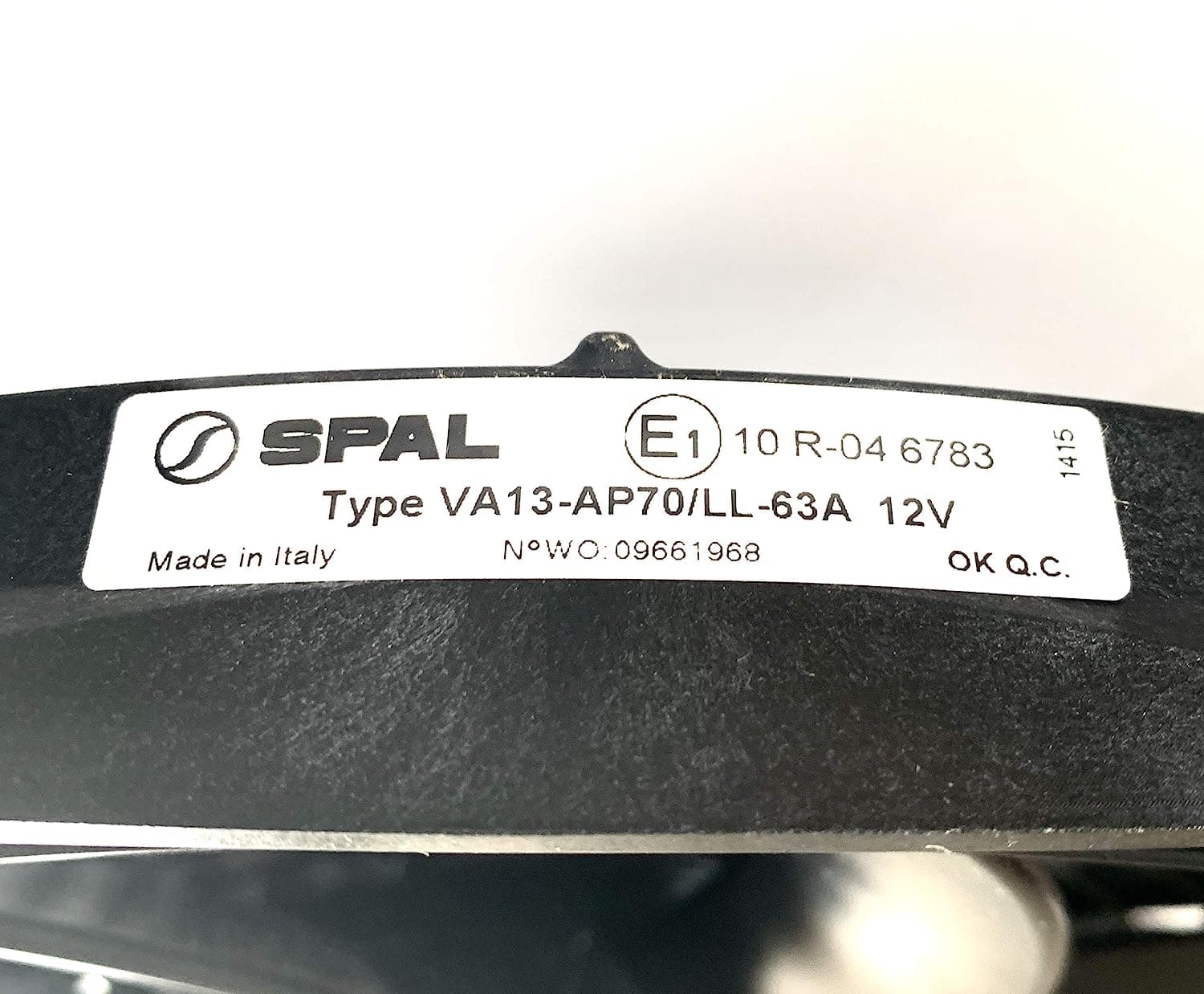SPAL 13" SPAL Fan - 30102044 13" 12 Volt Puller Fan High Performance Curved Blade 1777 cfm SPAL Fan - 30102044 13" 12 Volt Puller Fan 1777 cfm