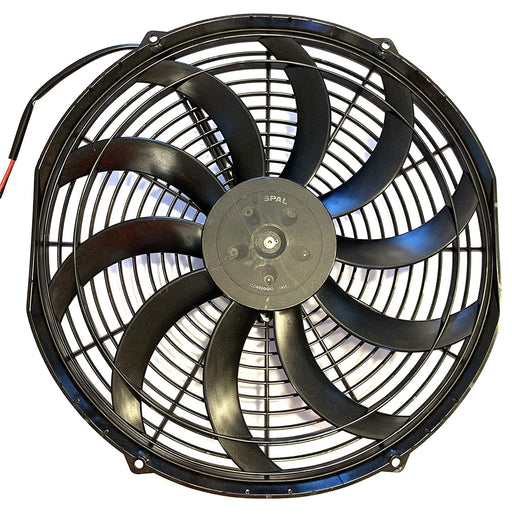 SPAL 14" SPAL Fan - 30102042 14" 12 Volt Puller Fan High Performance Curved Blade 1864 cfm VA08-AP71/LL-53A SPAL Fan - 30102042 14" 12 Volt Puller Fan 1864 cfm 