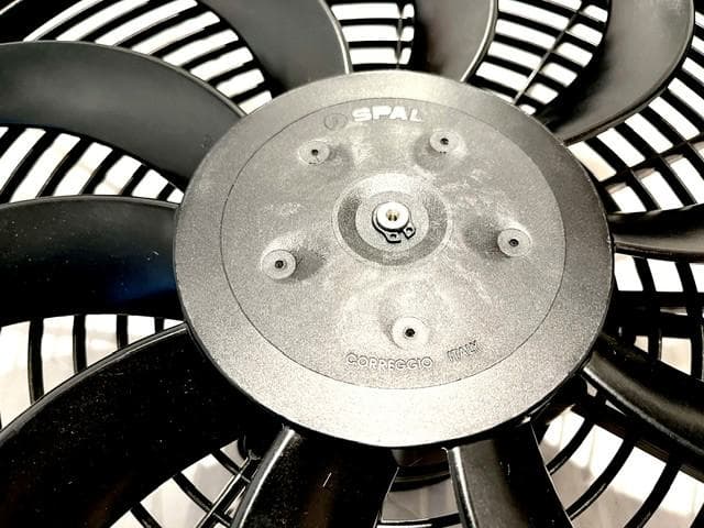 SPAL 14" SPAL Fan - 30102042 **USED** 14 Inch 12 Volt Puller Fan High Performance Curved Blade 1864 cfm VA08-AP71/LL-53A (Copy) SPAL Fan - 30102042 USED 14 Inch 12 Volt Puller Fan 1864 cfm 