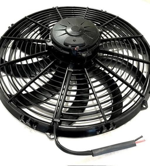 SPAL 14" SPAL Fan - 30102042 **USED** 14 Inch 12 Volt Puller Fan High Performance Curved Blade 1864 cfm VA08-AP71/LL-53A (Copy) SPAL Fan - 30102042 USED 14 Inch 12 Volt Puller Fan 1864 cfm 