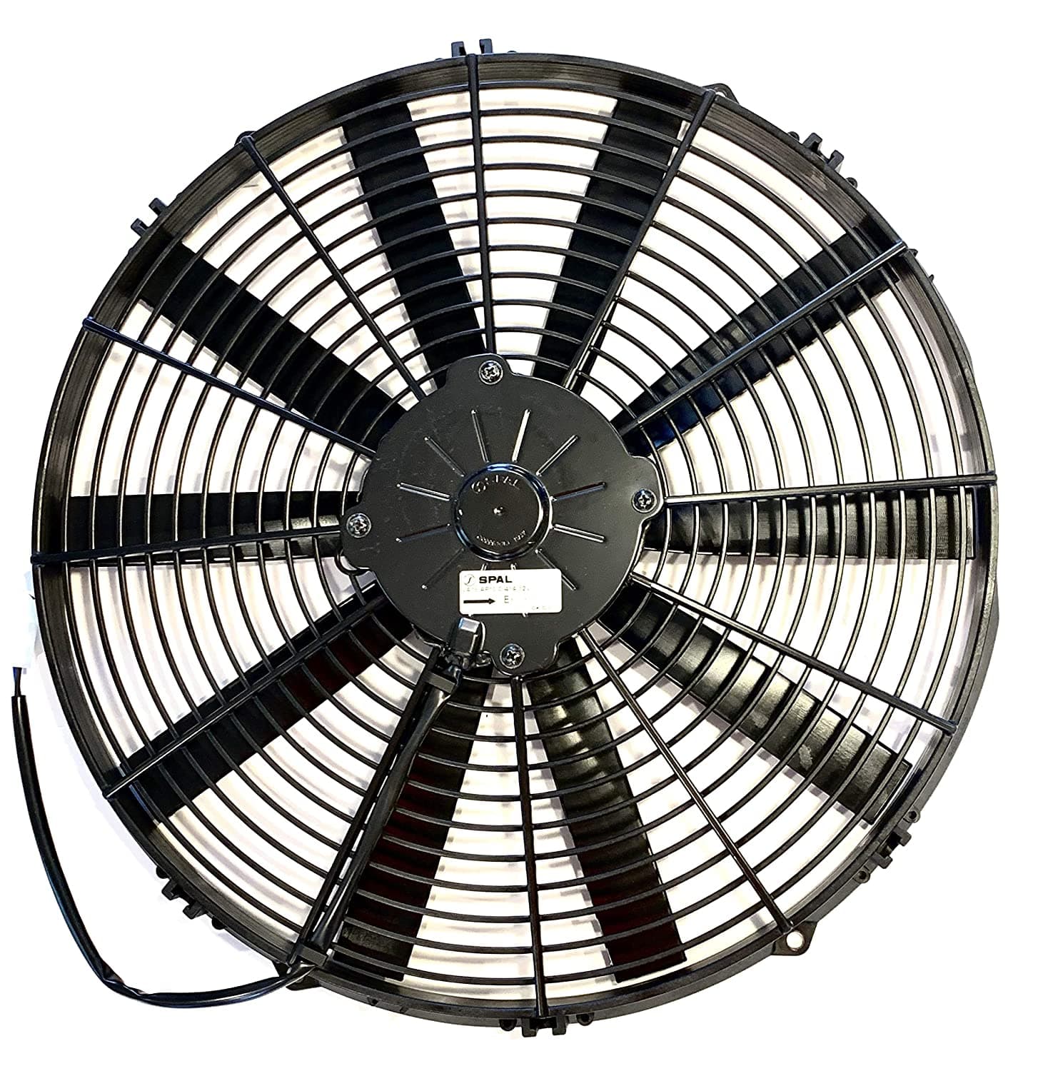 SPAL 16" SPAL Fan - 30100400 16" 12 Volt Puller Fan Low Profile Straight Blade 1074 cfm VA18-AP10/C-41A SPAL Fan - 30100400 16" 12 Volt Puller Fan1074 cfm 