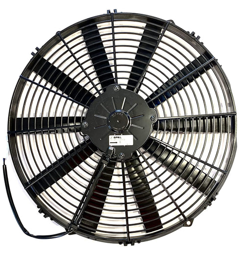 SPAL 16" SPAL Fan - 30100400 16" 12 Volt Puller Fan Low Profile Straight Blade 1074 cfm VA18-AP10/C-41A SPAL Fan - 30100400 16" 12 Volt Puller Fan1074 cfm 
