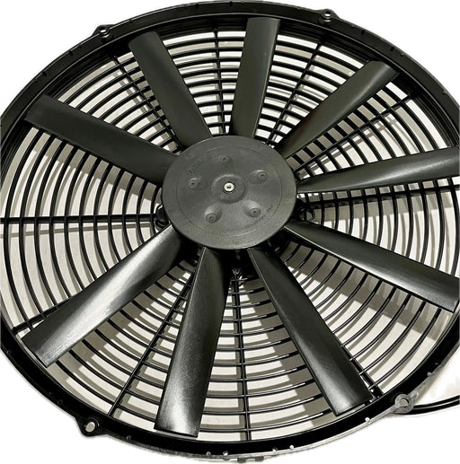 SPAL 16" SPAL Fan - 30100400 **USED** 16" 12 Volt Puller Fan Low Profile Straight Blade 1074 cfm VA18-AP10/C-41A SPAL Fan - 30100400 **USED** 16" 12 Volt Puller Fan