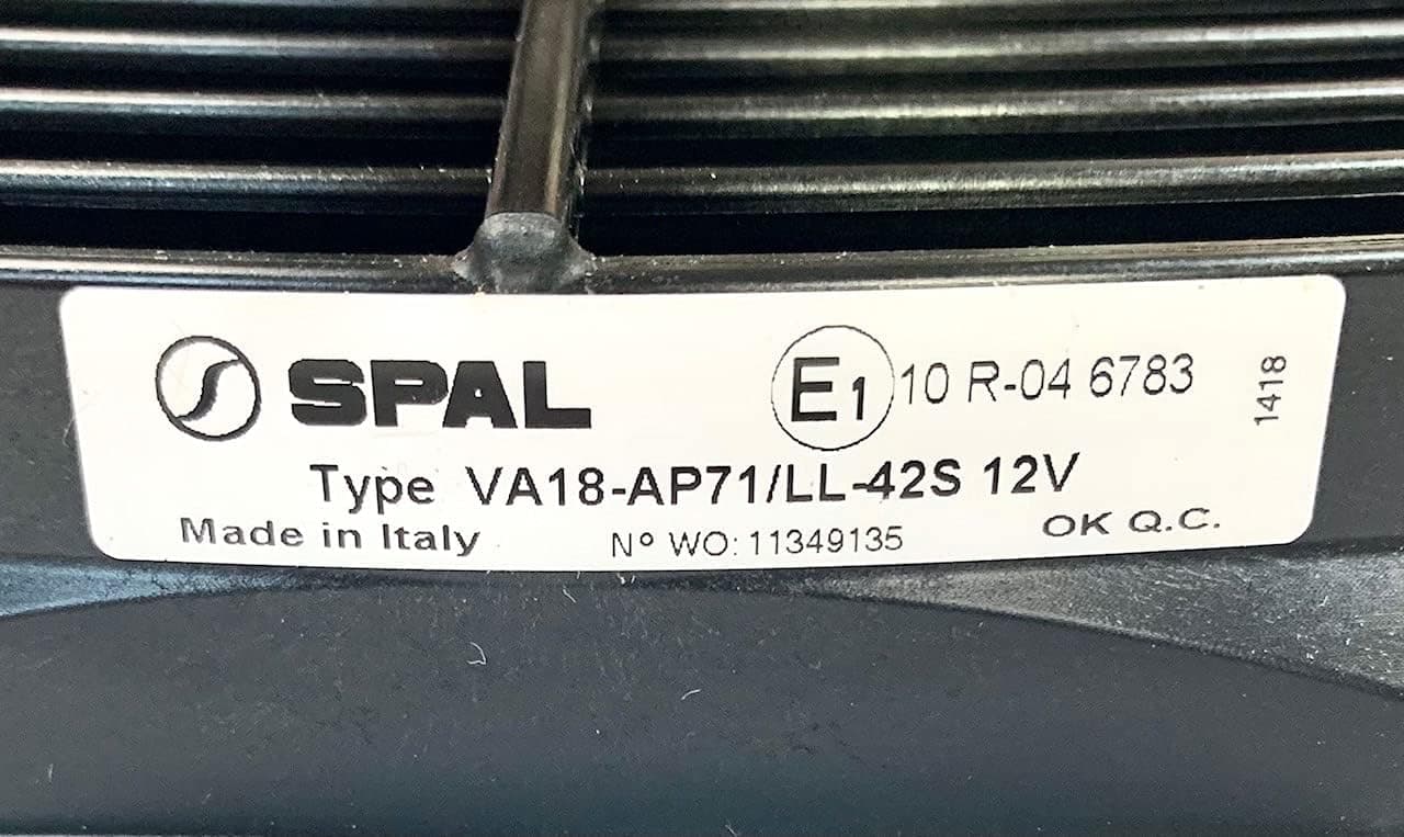 SPAL 16" SPAL Fan - 30102048 16" 12 Volt Pusher Fan SPAL Fan - 30102048 16" 12 Volt Pusher Fan