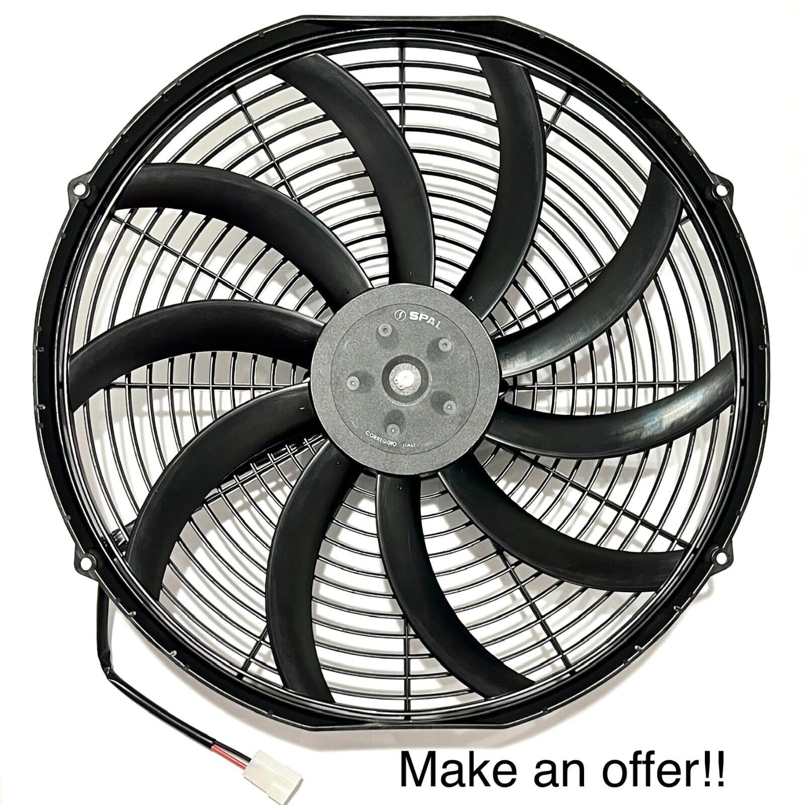 SPAL 16" SPAL Fan - 30102049 16" 12 Volt Puller High Performance Fan Curved Blade SPAL Fan - 30102049 16" 12 Volt Puller Fan