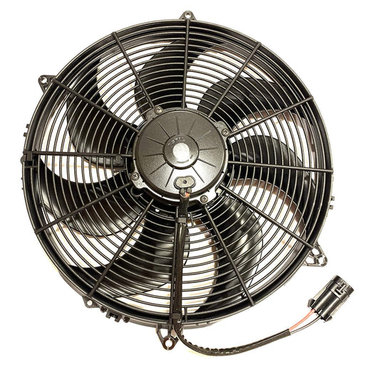 SPAL 16" SPAL Fan - 30102803 16" 12 Volt Puller Fan 12 Volt Output Curved Blade 1953 cfm VA33-AP91/LL-65A SPAL Fan - 30102803 16" 12 Volt Puller Fan 12 Volt 1953 cfm