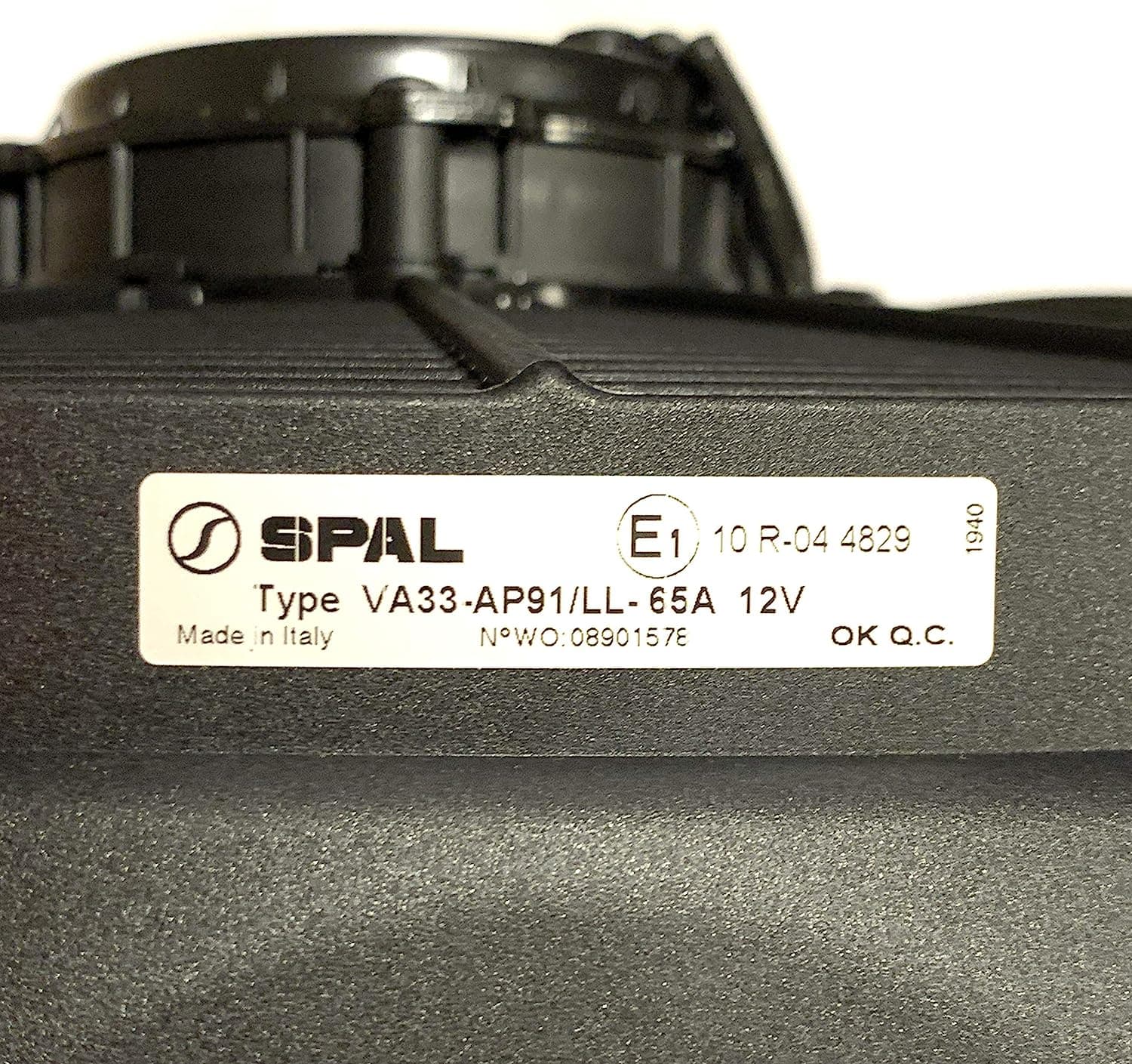 SPAL 16" SPAL Fan - 30102803 16" 12 Volt Puller Fan 12 Volt Output Curved Blade 1953 cfm VA33-AP91/LL-65A SPAL Fan - 30102803 16" 12 Volt Puller Fan 12 Volt 1953 cfm