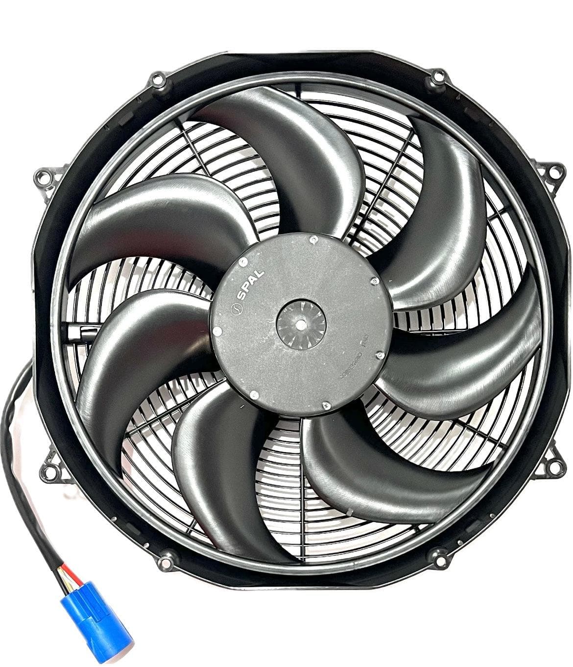 SPAL 16" SPAL Fan - 30107328 16" 12 Volt SBL Brushless 500 Watt Flush Mount 2433 cfm 42 Amp Draw VA207-ABL523P/R/A/N-65A SPAL Fan - 30107328 16" 12 Volt SBL Brushless 500 Watt Fan